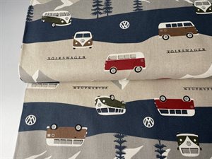 Canvas dekostof - VW rugbrød i flot naturlandskab